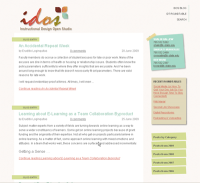 The IDOS instructional web blog at K-State